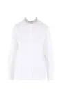 Alexander Mcqueen Shirt With Crystal-embellishment In White