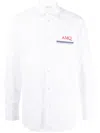 Alexander Mcqueen Timeless Mcqueen Embroidered Shirt. In White