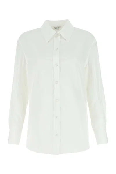 Alexander Mcqueen Shirts In White
