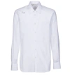 Alexander Mcqueen Structured Button-down Collar Shirt With Buckle In White