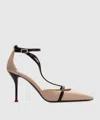 Alexander Mcqueen Roger Vivier Belle Vivier Turtle Sling Back 45 In Brown