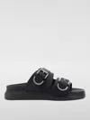 Alexander Mcqueen Buckle-strap Sandals In Schwarz