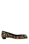 Alexander Mcqueen Printed Calf-hair Armadillo Ballerinas