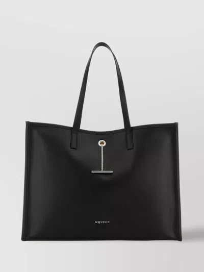 Alexander Mcqueen Shopper Bag Leather Double Handles
