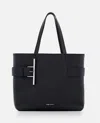 Alexander Mcqueen Alexander Mc Queen T Bar Leather Tote Bag In Black