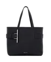 Alexander Mcqueen Alexander Mc Queen T Bar Leather Tote Bag In Black