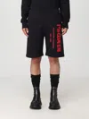 Alexander Mcqueen Alexander Mc Queen Bermuda Shorts With Selvedge Logo Band In Black