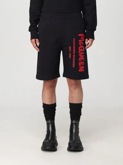 ALEXANDER MCQUEEN SHORT MCQUEEN MEN COLOR BLACK,F73029002