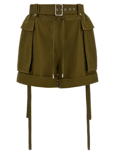 Alexander Mcqueen Short Cargo Bermuda And Short Green