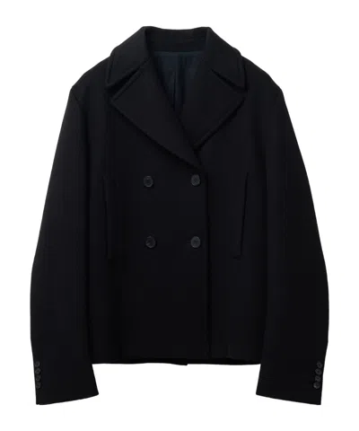 Alexander Mcqueen Short Coat In Black