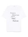 Alexander Mcqueen Text-print T-shirt Clothing In White