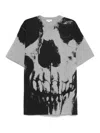 Alexander Mcqueen Skull T-shirt In Grey