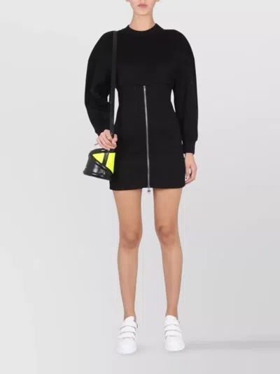 Alexander Mcqueen Short Dress Puffed Sleeves