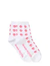 Alexander Mcqueen Skull-intarsia Ankle Socks In White