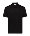 Alexander Mcqueen Organic Cotton Piquet Polo Shirt In Black