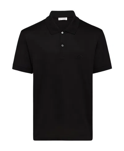 ALEXANDER MCQUEEN ALEXANDER MCQUEEN LOGO EMBROIDERED POLO SHIRT