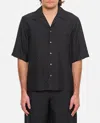 Alexander Mcqueen Short Sleeve Shirt In Black