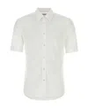 Alexander Mcqueen Stretch Poplin Shirt In White