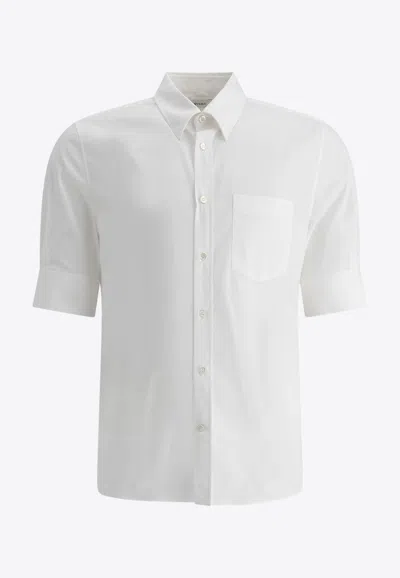 Alexander Mcqueen Short-sleeved Shirt In White