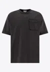 Alexander Mcqueen Alexander Mc Queen Faded Black Skull T Shirt In Black