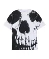 Alexander Mcqueen Skull Printed Cotton Jersey T-shirt In White
