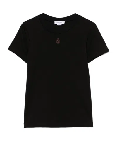 ALEXANDER MCQUEEN ALEXANDER MCQUEEN SKULL EMBROIDERED CREWNECK T-SHIRT