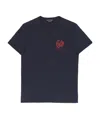 Alexander Mcqueen Short-sleeved T-shirt In Blue