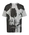 Alexander Mcqueen Skull T-shirt In Grey