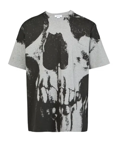 Alexander Mcqueen Mcqueen 'skull' T-shirt In Grey