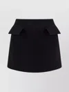 Alexander Mcqueen Mini Skirt With Structured Silhouette