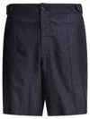 Alexander Mcqueen Tailored Shorts With Back Pockets And Belt Loops