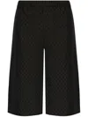 Alexander Mcqueen Skull Jacquard Pattern Shorts