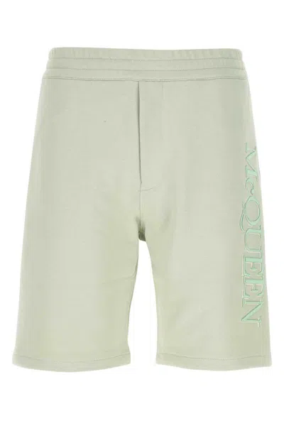 Alexander Mcqueen Shorts In Green