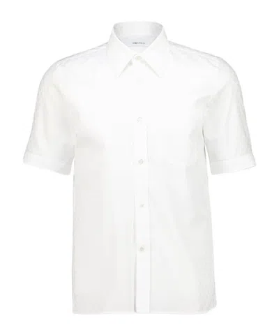 Alexander Mcqueen Short-sleeved Shirt In White