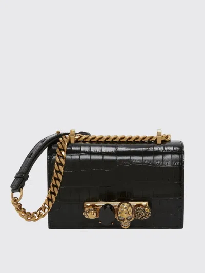 ALEXANDER MCQUEEN CROSSBODY BAGS MCQUEEN WOMAN COLOR BLACK,H11528002