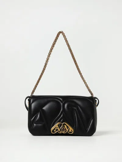 ALEXANDER MCQUEEN SHOULDER BAG MCQUEEN WOMAN COLOR BLACK,F17703002