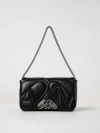 Alexander Mcqueen The Seal Lamb Leather Quilted Cross-body Bag In Black