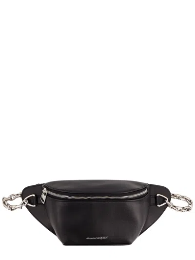 Alexander Mcqueen Shoulder Bag In Black