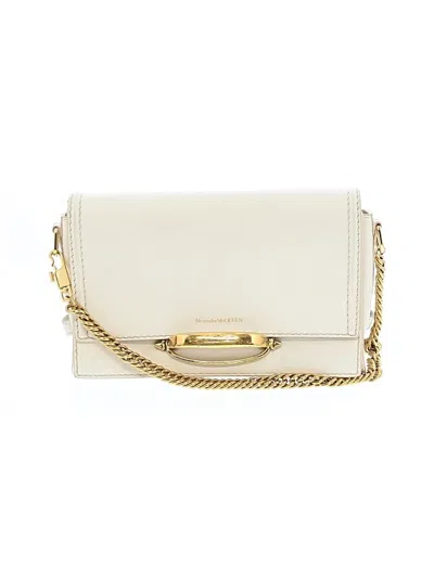 Pre-owned Alexander Mcqueen Shoulder Bag In Ivory