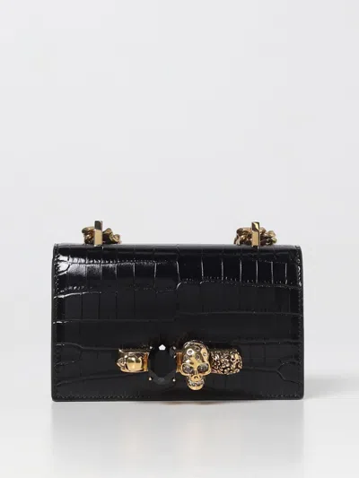 Alexander Mcqueen Shoulder Bag Mcqueen Woman Color Black