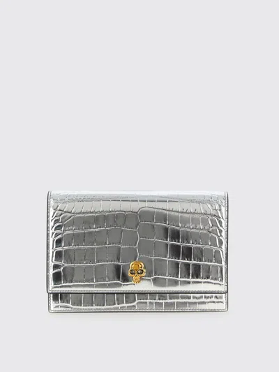 Alexander Mcqueen Shoulder Bag Mcqueen Woman Color Silver
