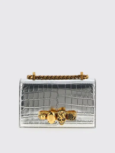 Alexander Mcqueen Shoulder Bag Mcqueen Woman Color Silver
