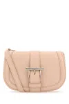 Alexander Mcqueen Women Pastel Pink Leather Mini Satchel Crossbody Bag In Pink