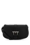 Alexander Mcqueen Black Leather Mini Satchel Crossbody Bag