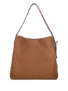 Alexander Mcqueen Adjustable Strap Leather Shoulder Bag In Brown