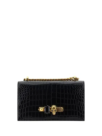 Alexander Mcqueen Shoulder Bags In Black