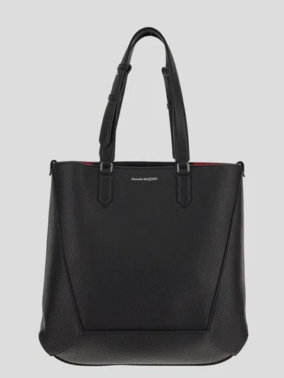 Alexander Mcqueen Shoulder Bags In Black