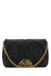 Alexander Mcqueen Quilted Lamb Leather Cross-body Bag In Black
