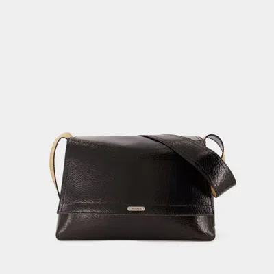 Alexander Mcqueen Shoulder Bags In Blackcaramelsilver