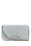 Alexander Mcqueen Women's Shoulder Bag Seal In Blue